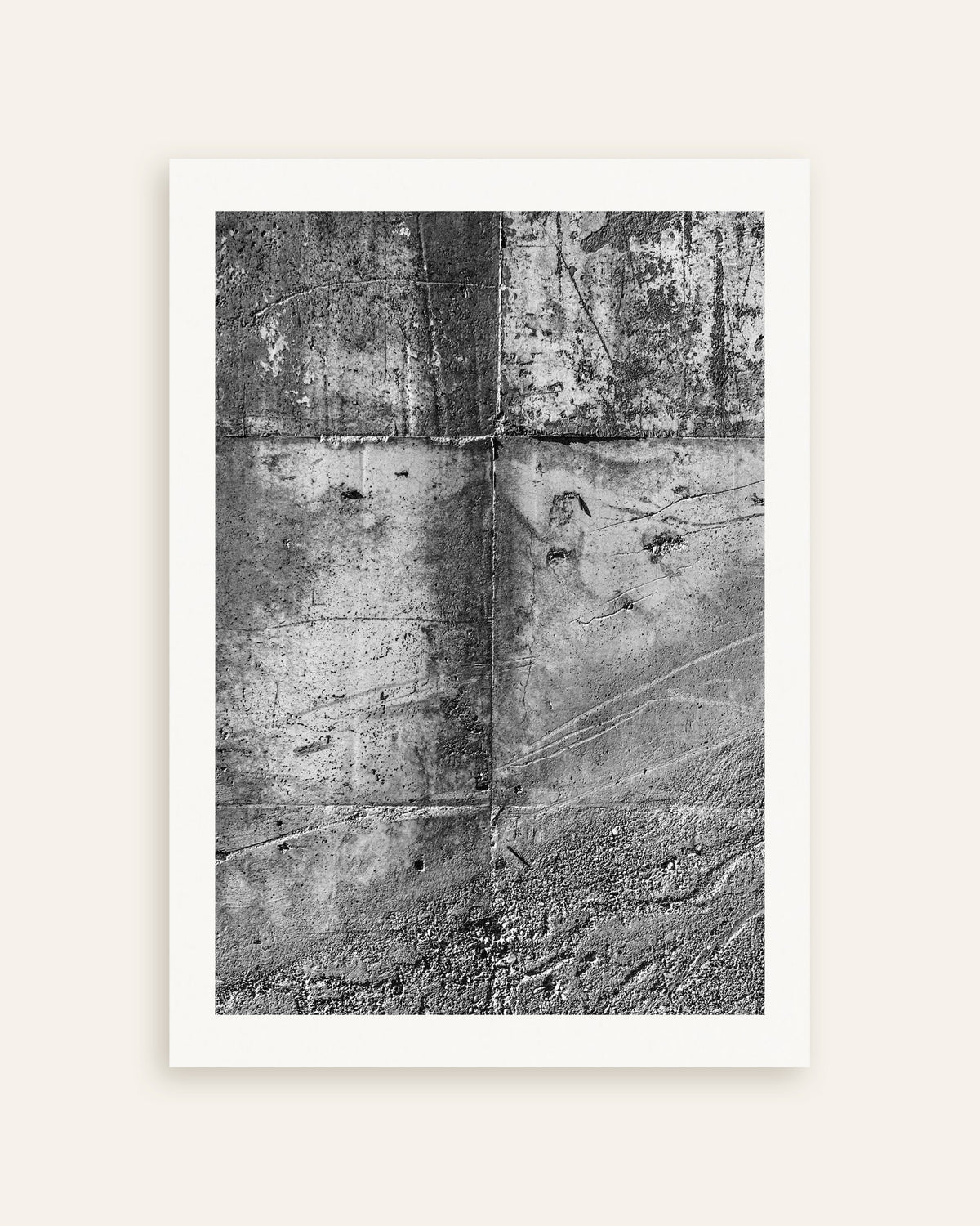 Plakat »Rå betonvægtekstur«, miniature