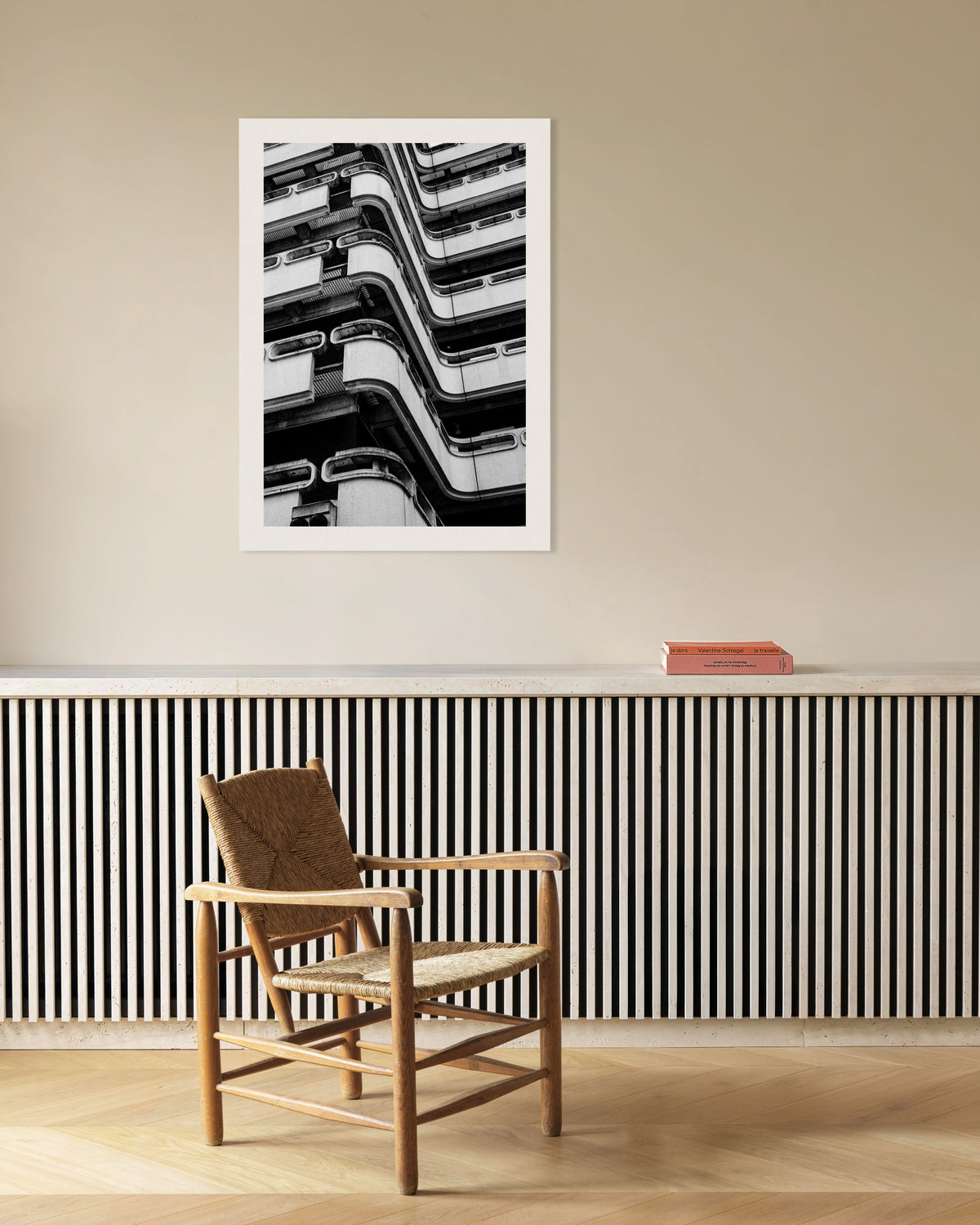 Plakat »Bølgende betonbalkoner«