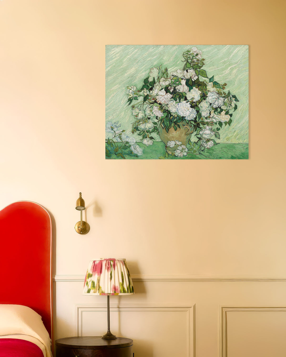 Plakat med Roser (1890) af Vincent van Gogh