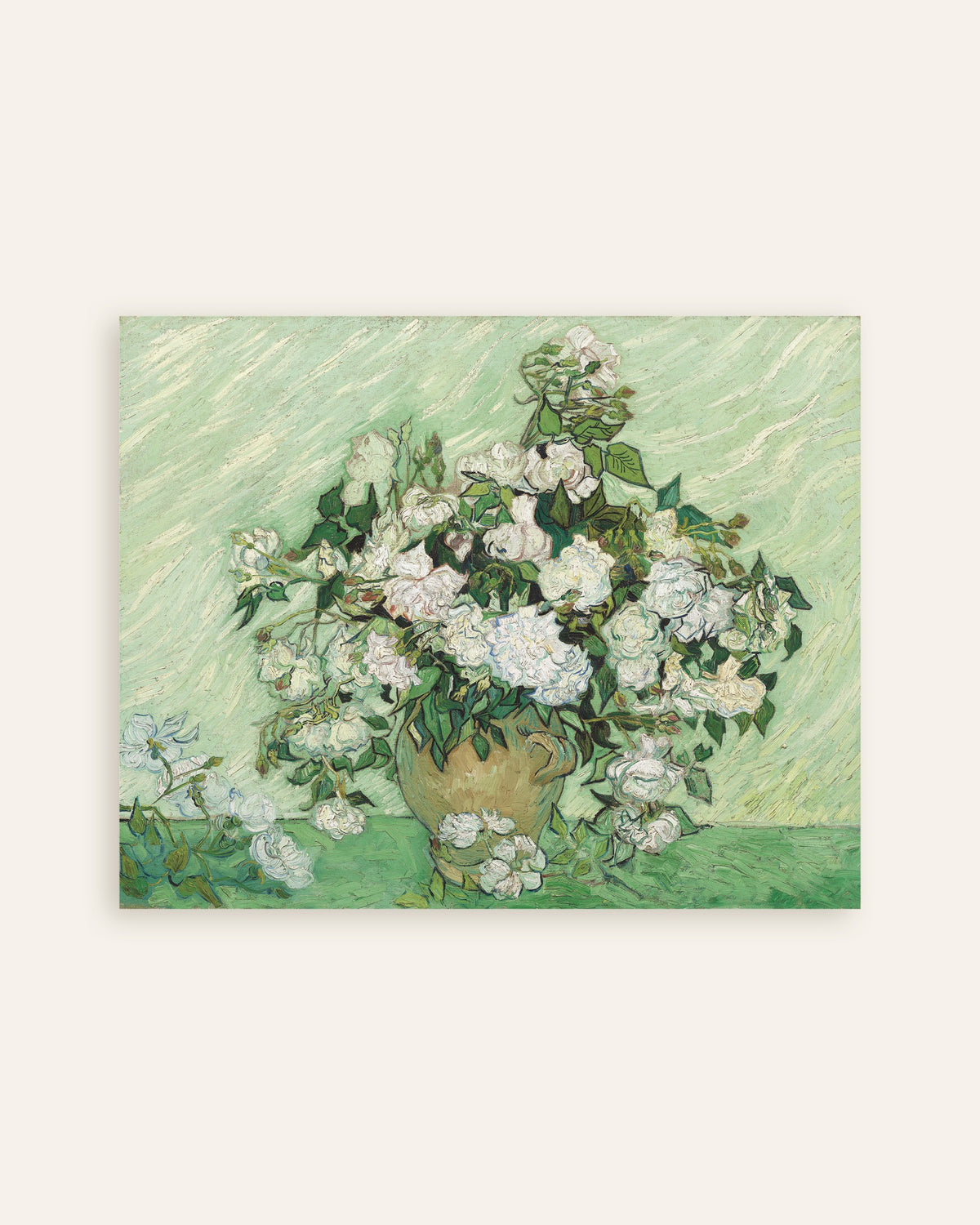 Plakat med Roser (1890) af Vincent van Gogh, miniature
