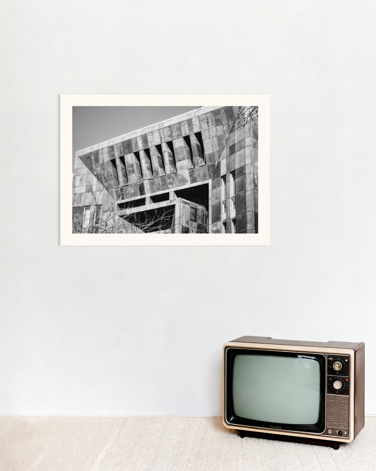 Plakat »Savtakket betonfacade«