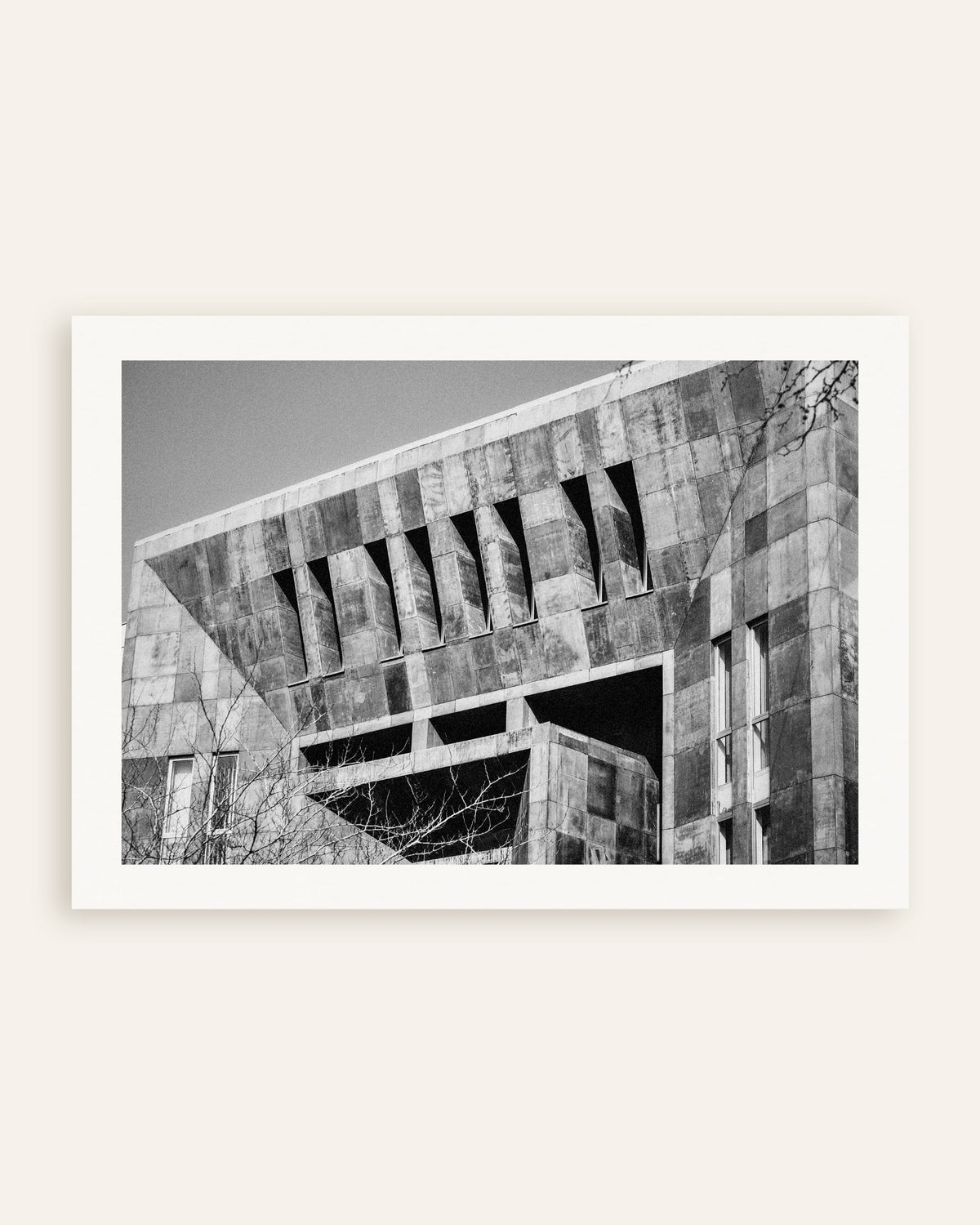 Plakat »Savtakket betonfacade«, miniature