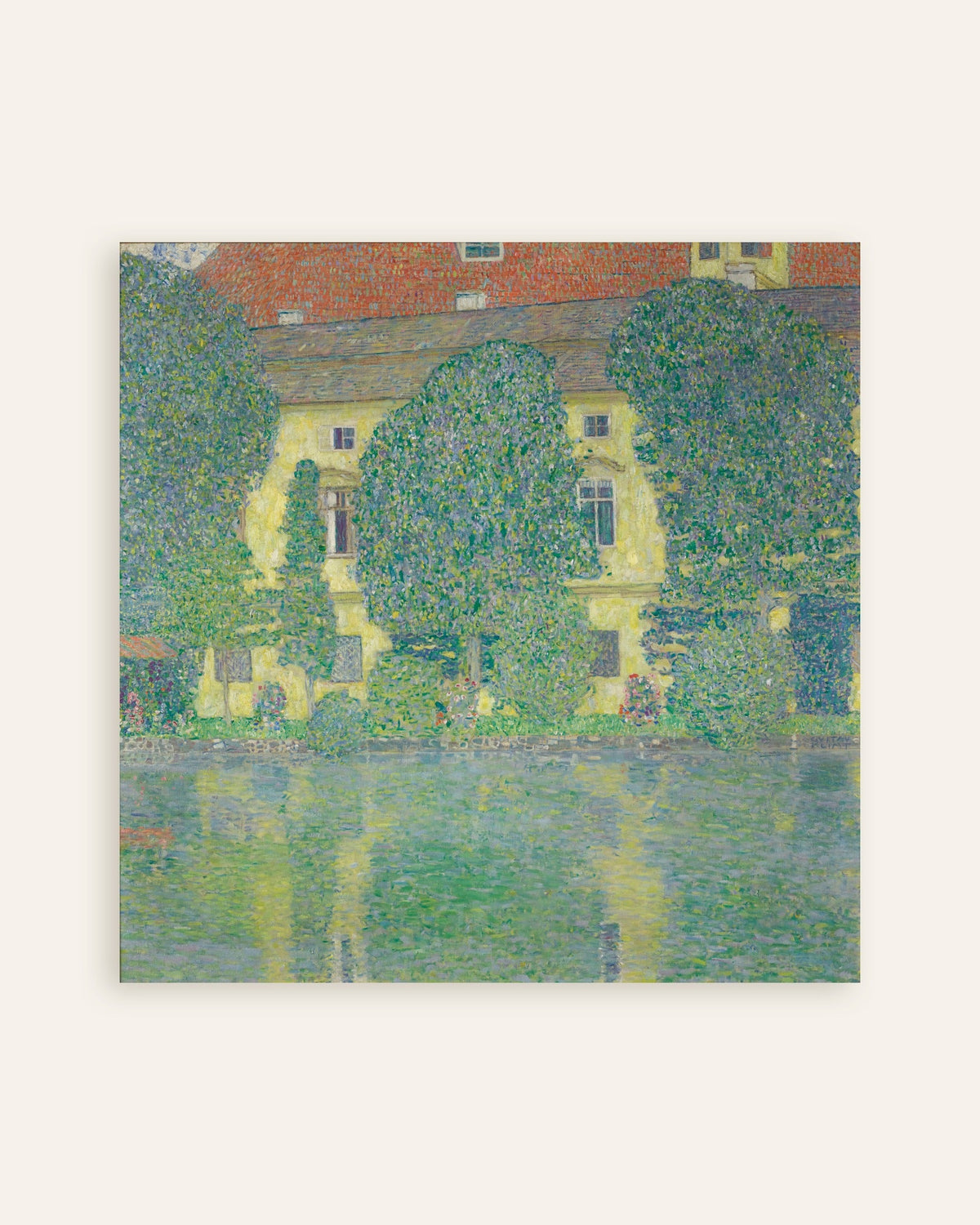 Poster af Schloss Kammer ved Attersee III (1910) af Gustav Klimt, miniature