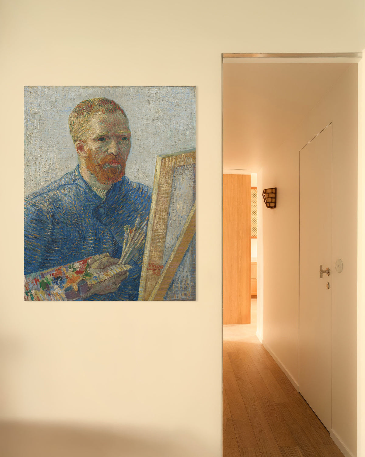 Poster med Selvportræt som maler (1888) af Vincent van Gogh
