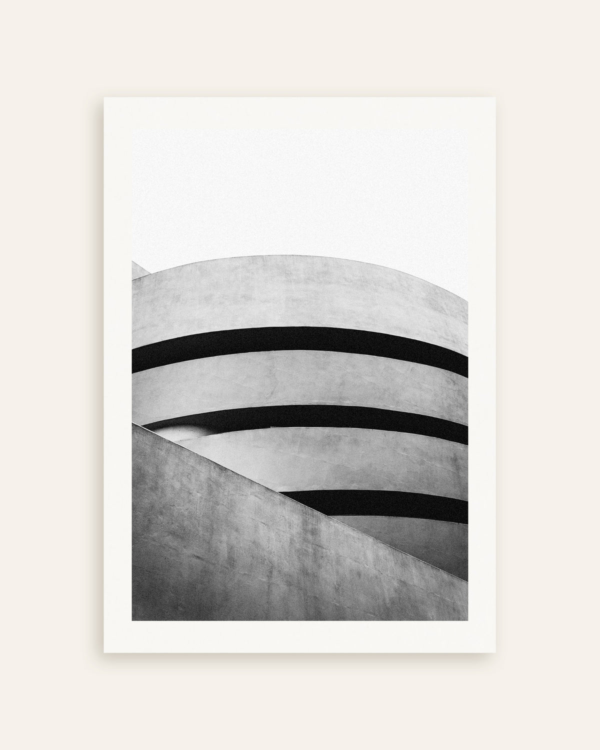 Plakat »Spiralkurver på et museum«, miniature