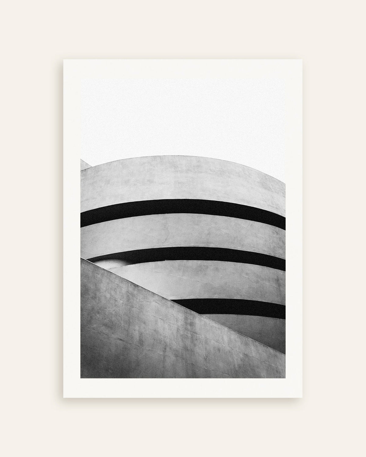Plakat »Spiralkurver på et museum«, miniature