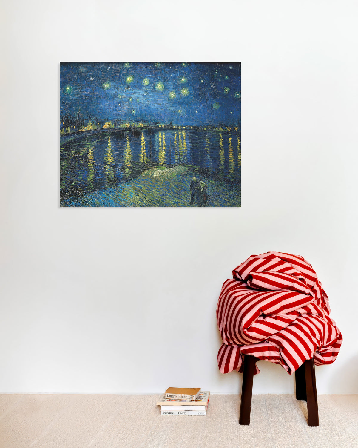 Poster af Stjernenat over Rhône (1888) af Vincent van Gogh