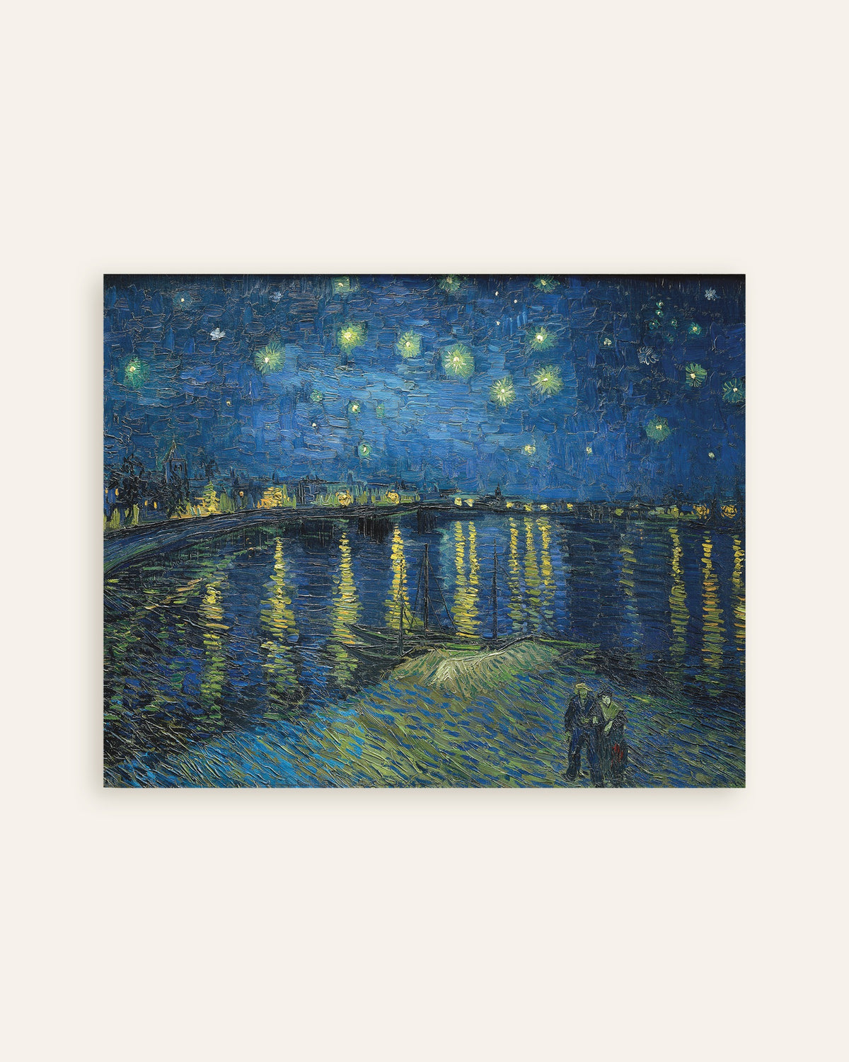 Poster af Stjernenat over Rhône (1888) af Vincent van Gogh, miniature