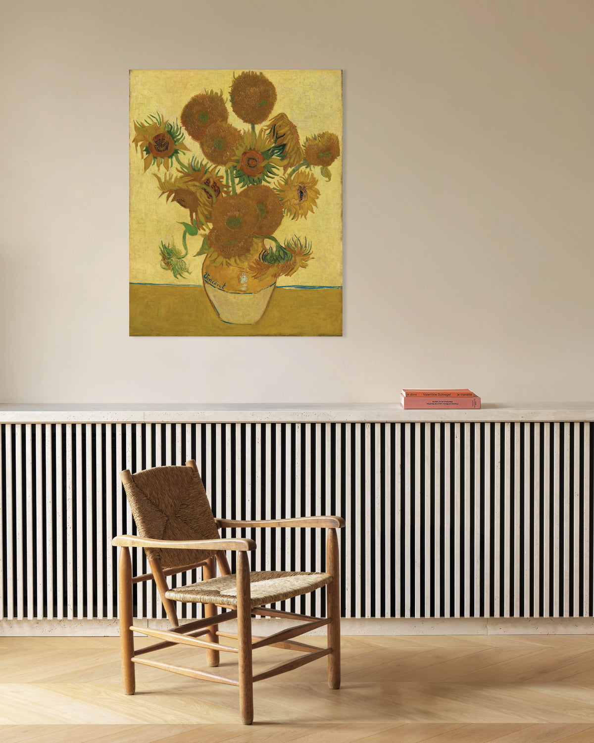 Plakat med Solsikker (1888) af Vincent van Gogh