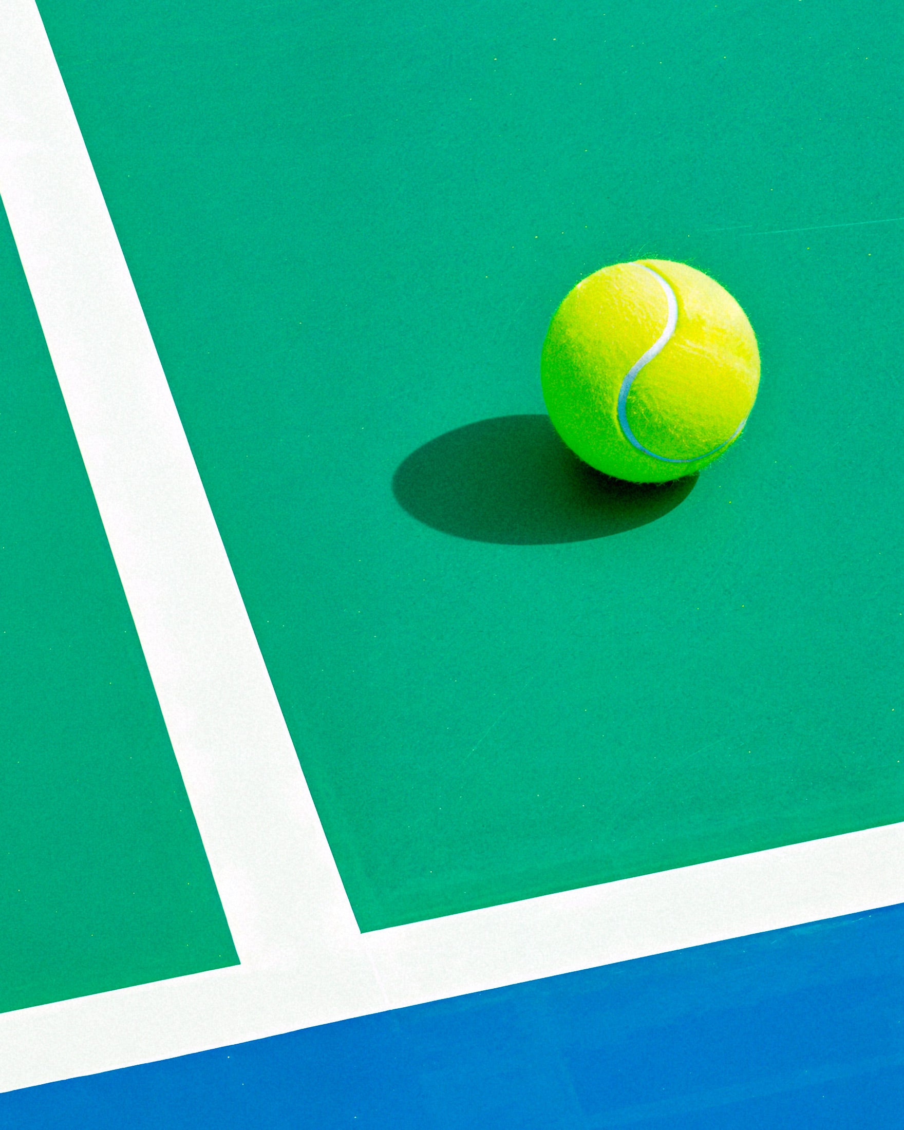 Tennis plakat, bold og bane