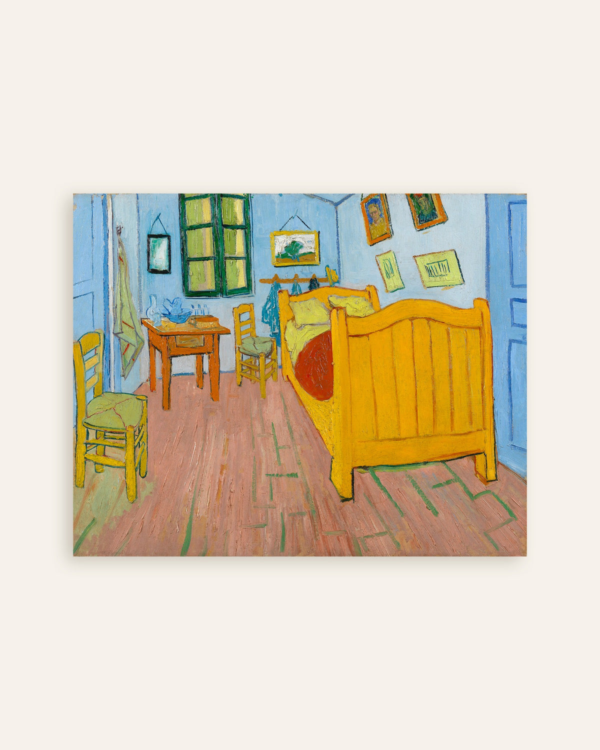 Poster med Soveværelset (1888) af Vincent van Gogh, miniature