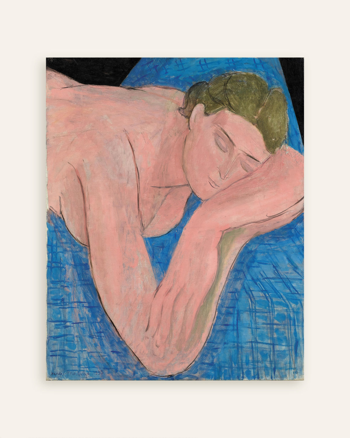 Poster af Drømmen (1935) af Henri Matisse, poster, miniature