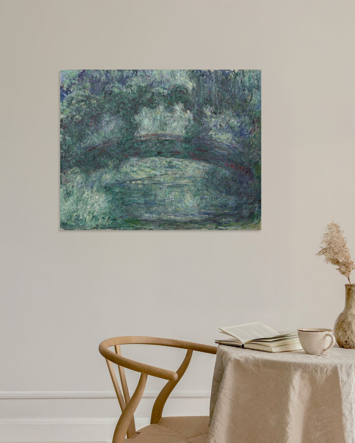 Plakat Den japanske bro (1919–1924) af Claude Monet