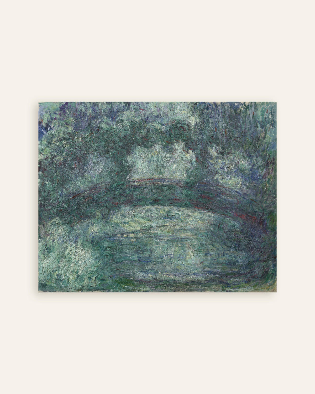 Plakat Den japanske bro (1919–1924) af Claude Monet, miniature