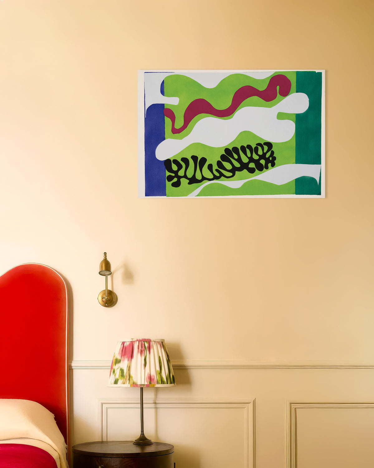 Poster med Lagunen i grønt (Jazz, 1947) af Henri Matisse