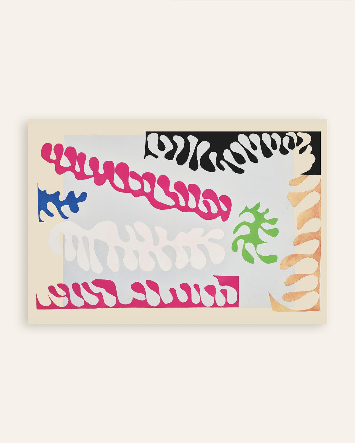 Poster af Lagunen i pink og hvid (Jazz, 1947) af Henri Matisse, miniature