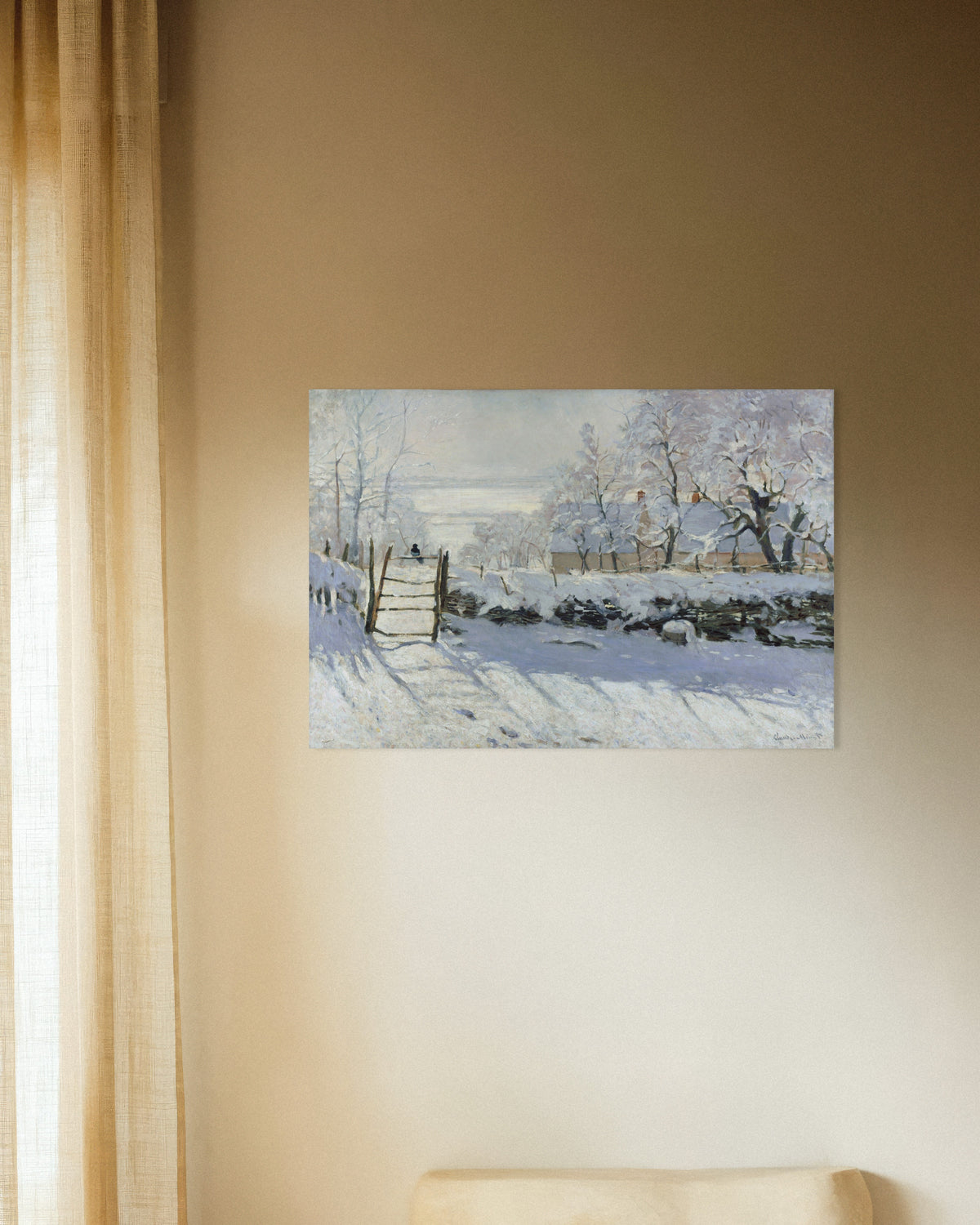 Plakat Skaden (1868–1869) af Claude Monet