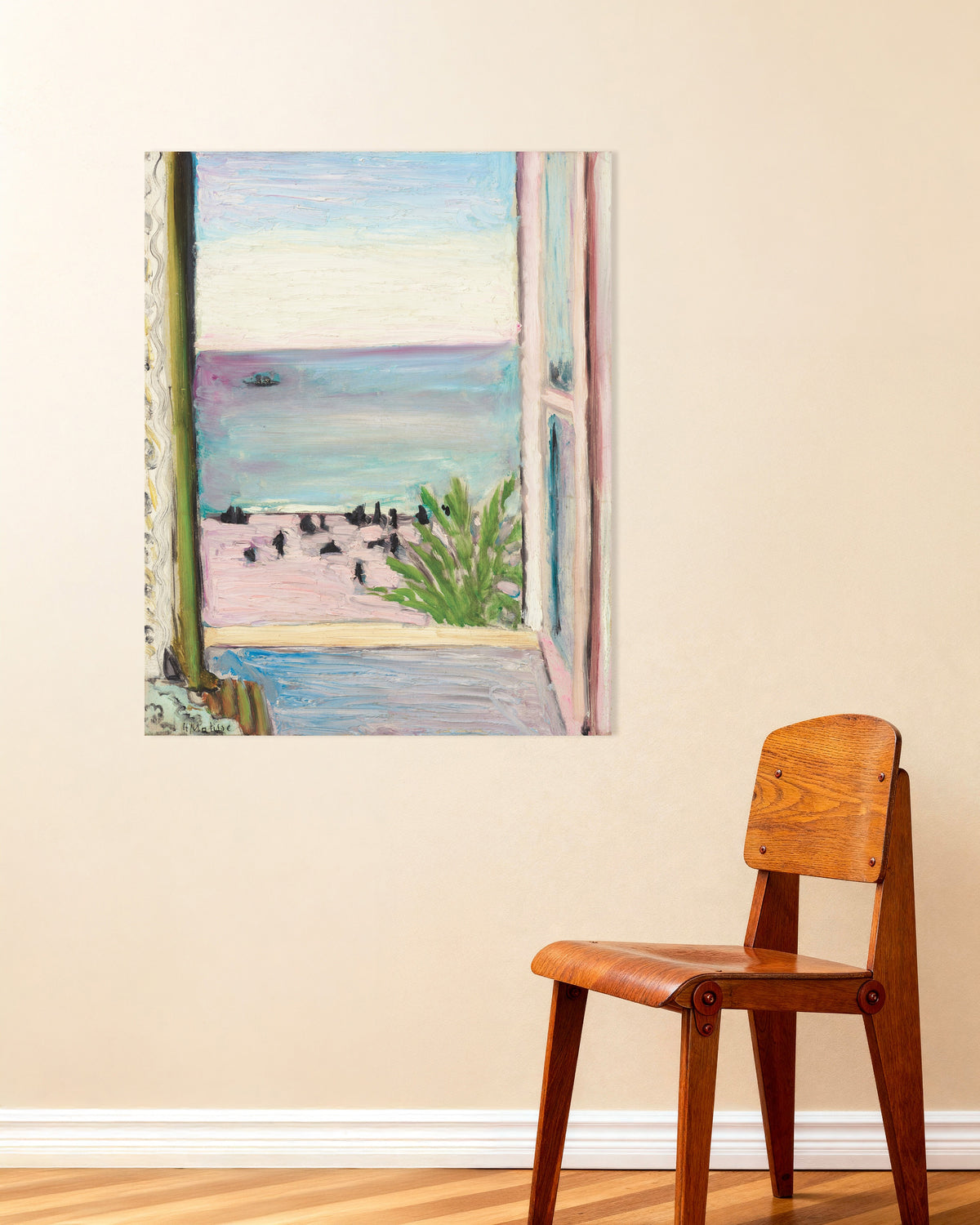 Poster af Det åbne vindue (1918) af Henri Matisse