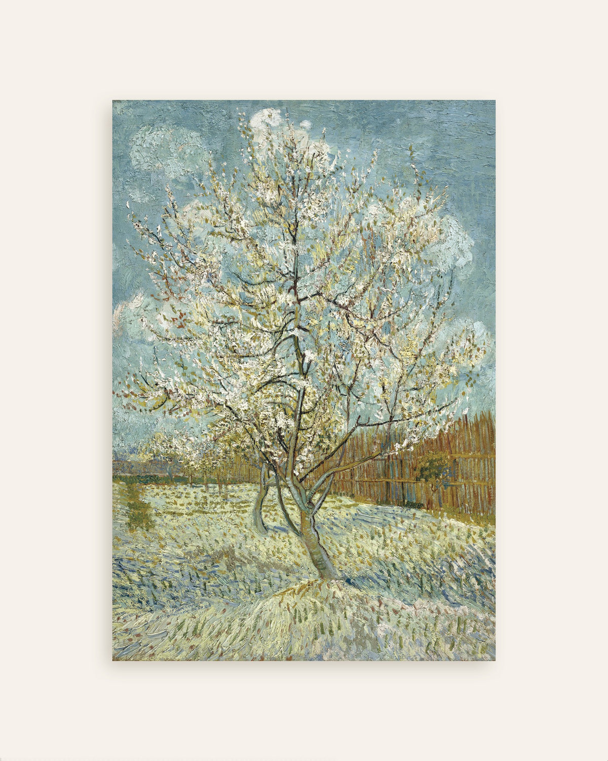 Poster af Det lyserøde ferskentræ (1888) af Vincent van Gogh, miniature