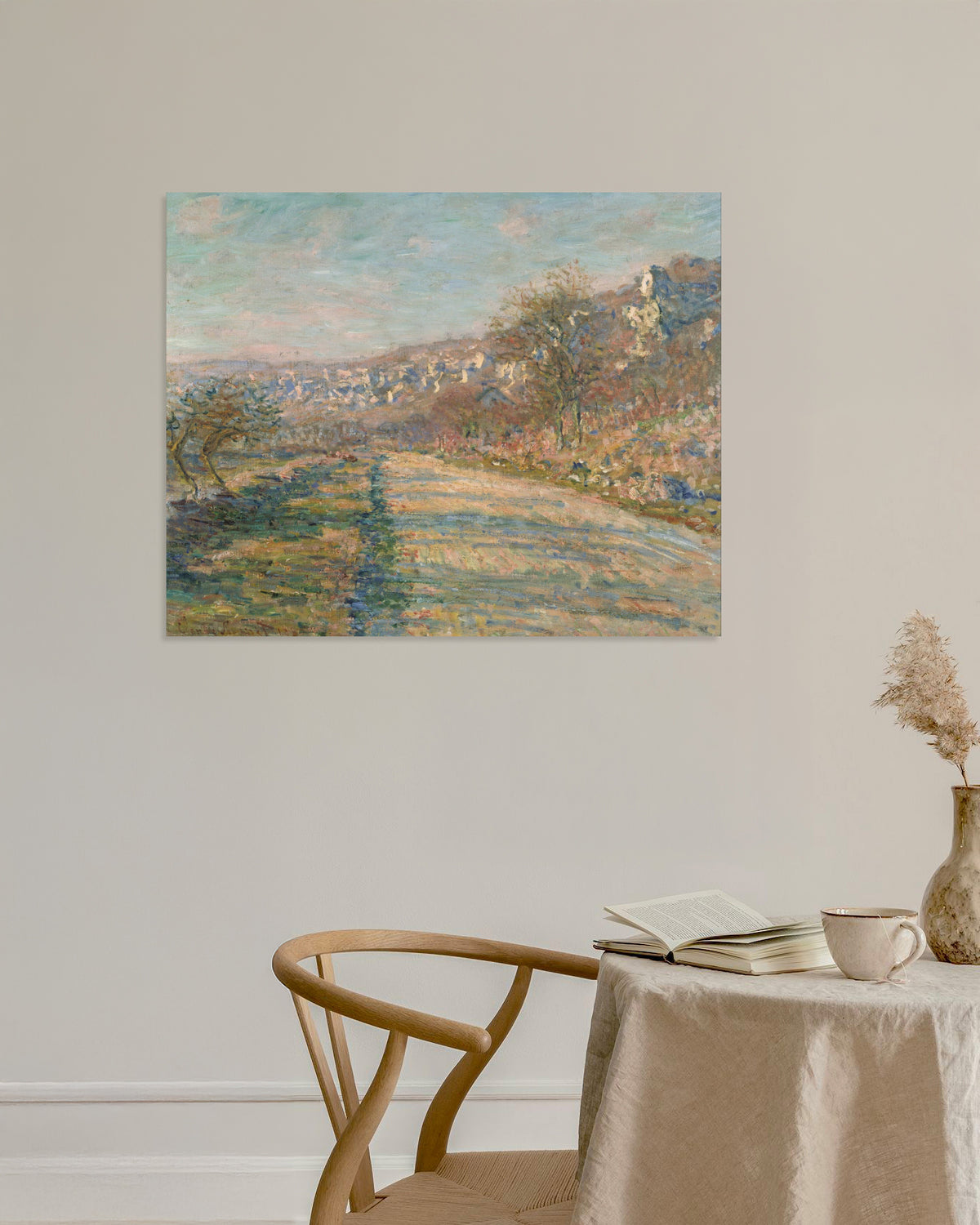 Plakat Vejen til La Roche-Guyon (1880) af Claude Monet