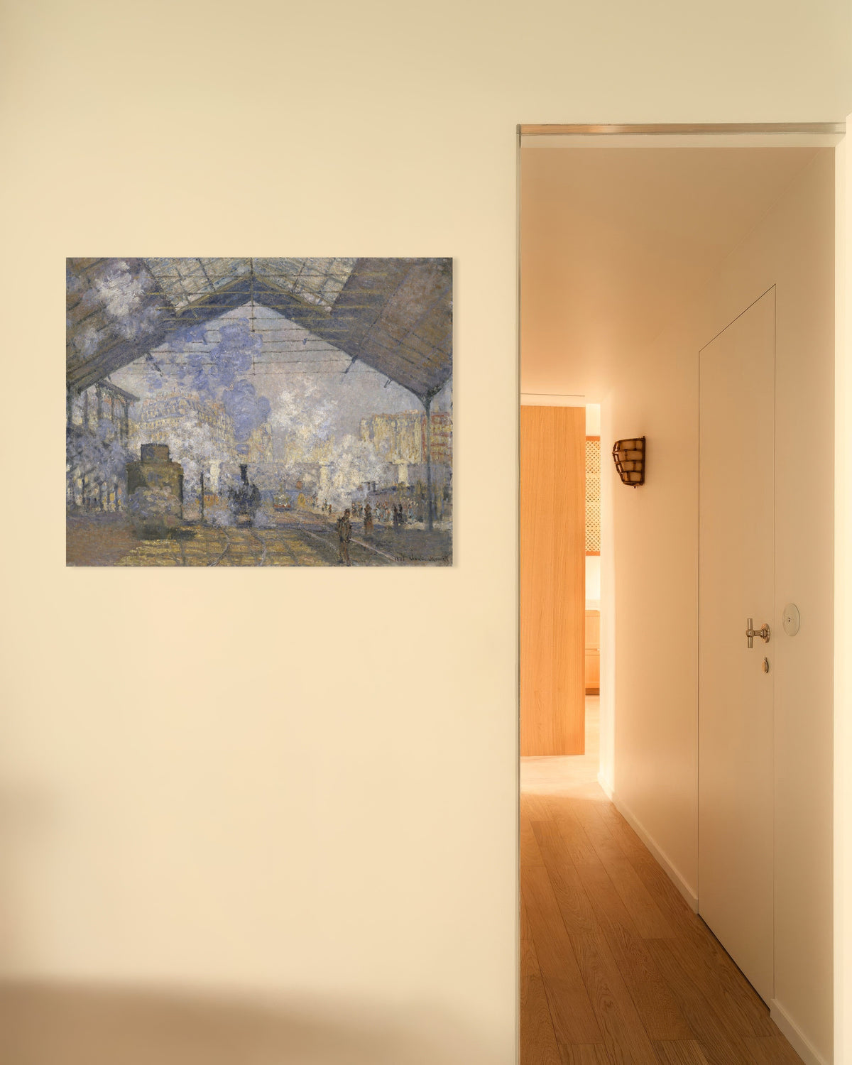 Plakat Gare Saint-Lazare (1877) af Claude Monet