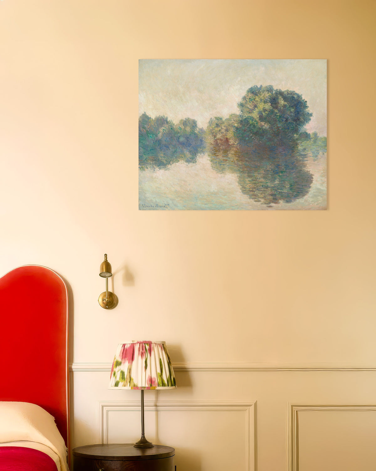 Plakat Seinen ved Giverny (1897) af Claude Monet