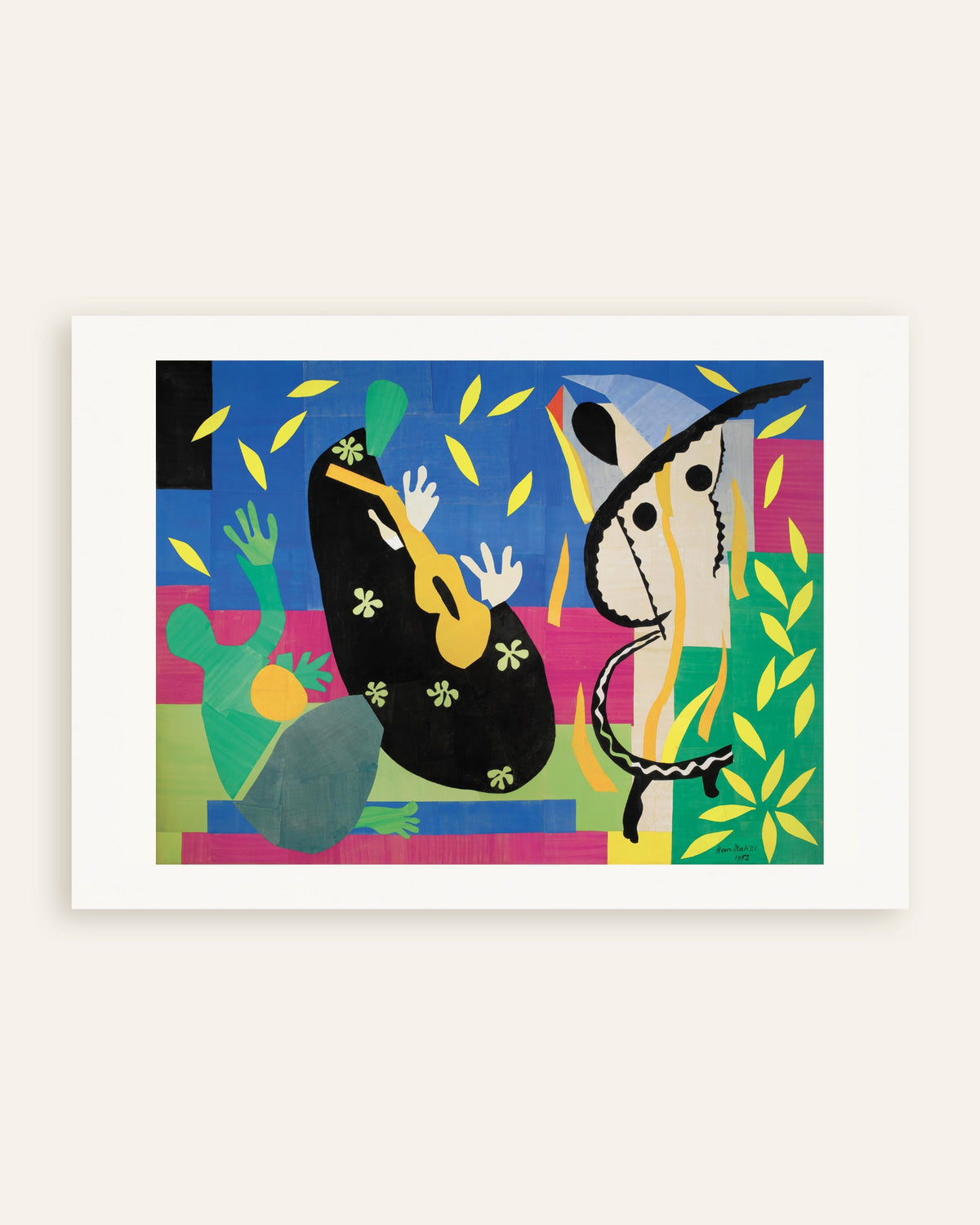 Poster med Kongens sorger af Henri Matisse, miniature
