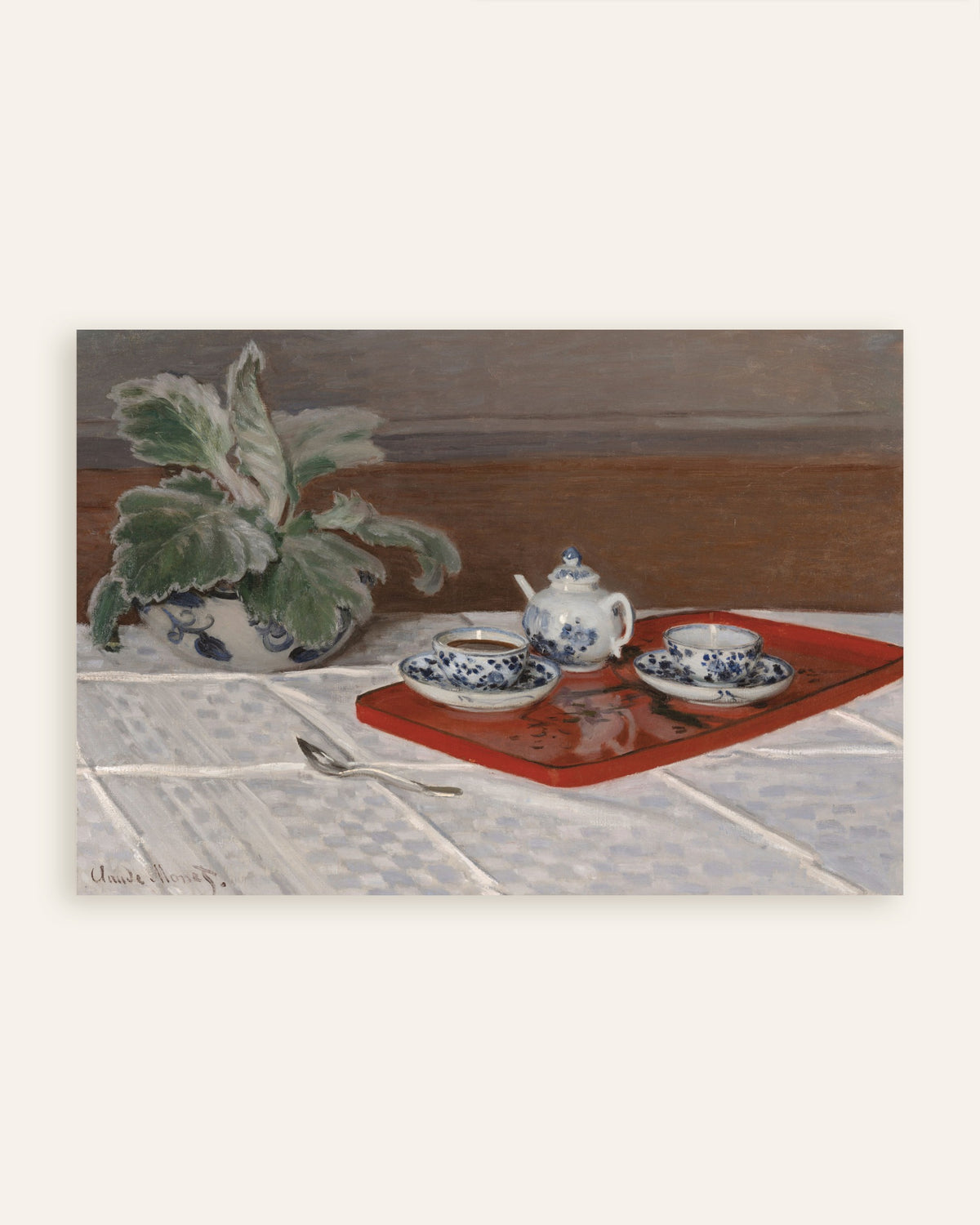 Plakat Testellet (1872) af Claude Monet, miniature