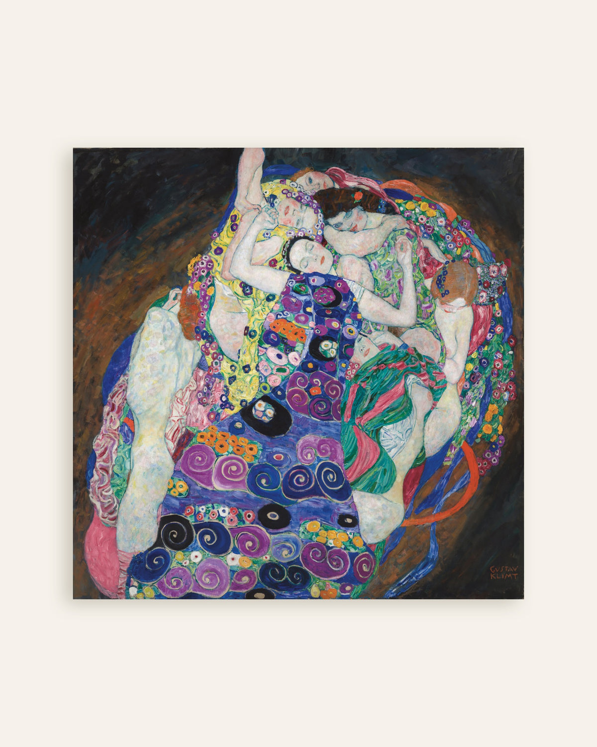 Plakat Jomfruen (1913) af Gustav Klimt, miniature