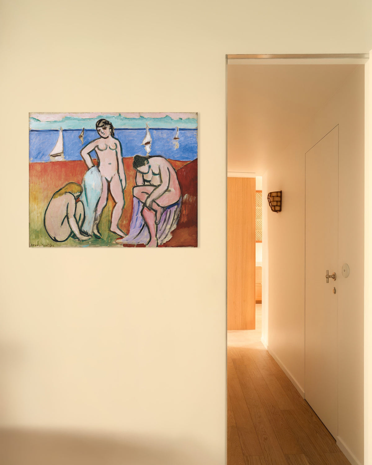Poster af Tre badende (1907) af Henri Matisse