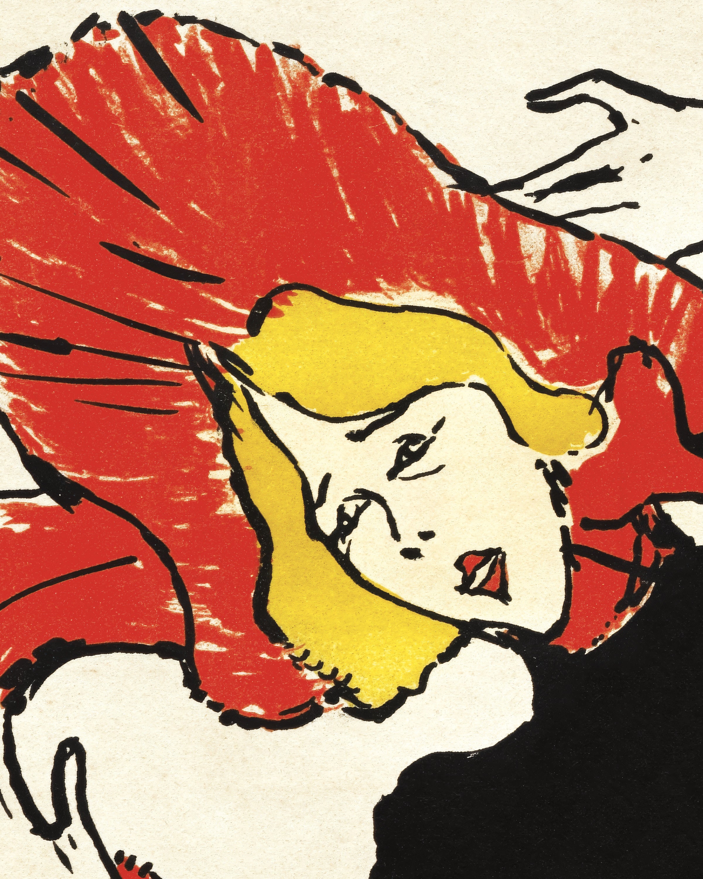 Jane Avril (1899) af Henri de Toulouse-Lautrec Poster