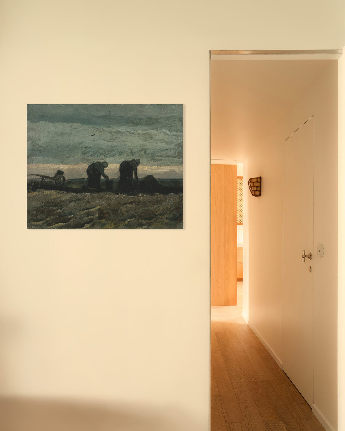 Poster af To kvinder på heden (1883) af Vincent van Gogh