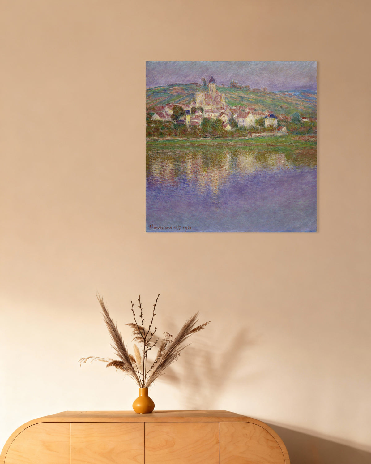 Plakat Vétheuil (1901) af Claude Monet
