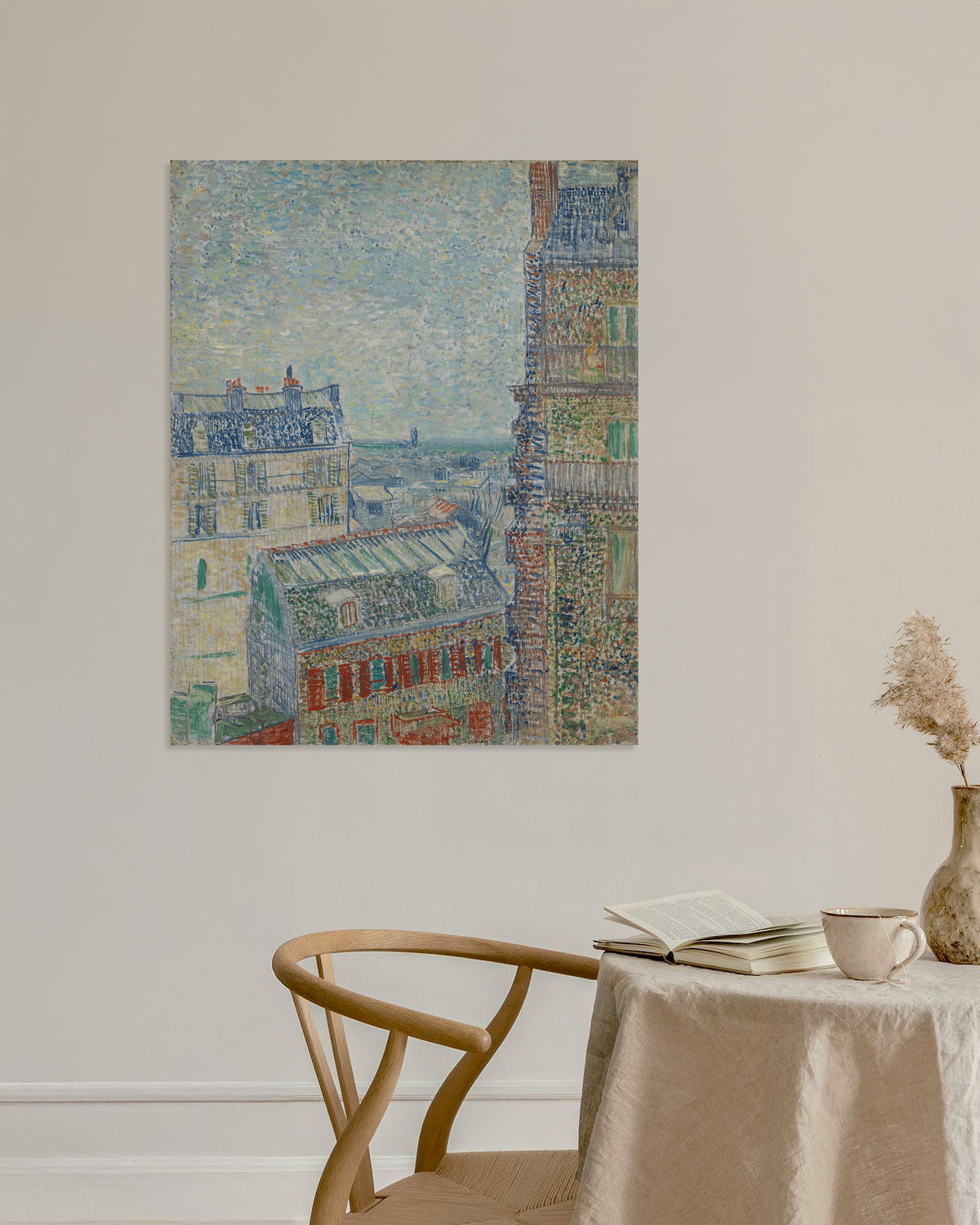 Poster af Udsigt fra Theos lejlighed (1887) af Vincent van Gogh
