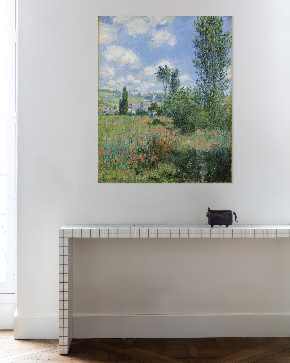 Plakat Udsigt over Vétheuil (1880) af Claude Monet