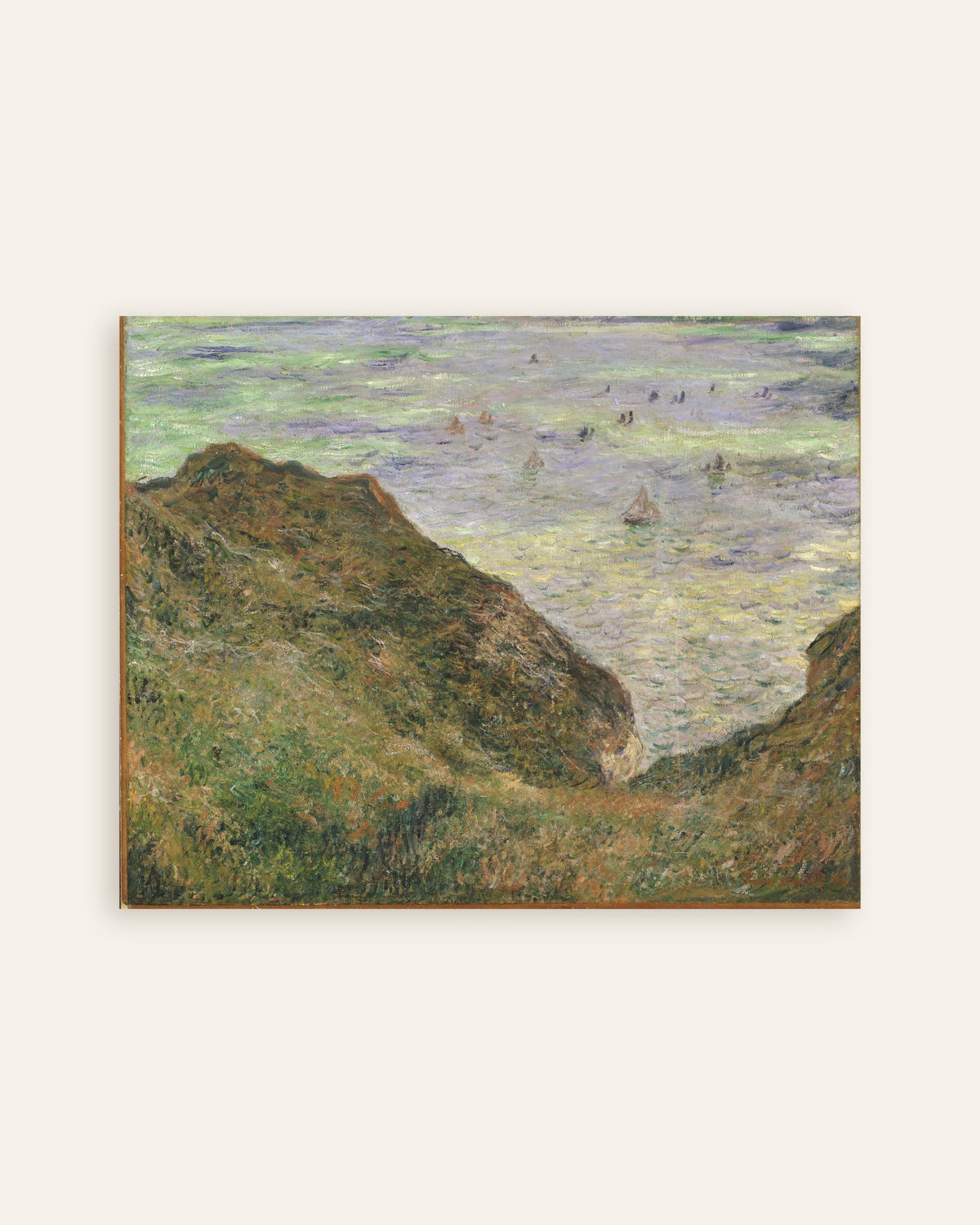 Plakat Udsigt over havet (1882) af Claude Monet, miniature