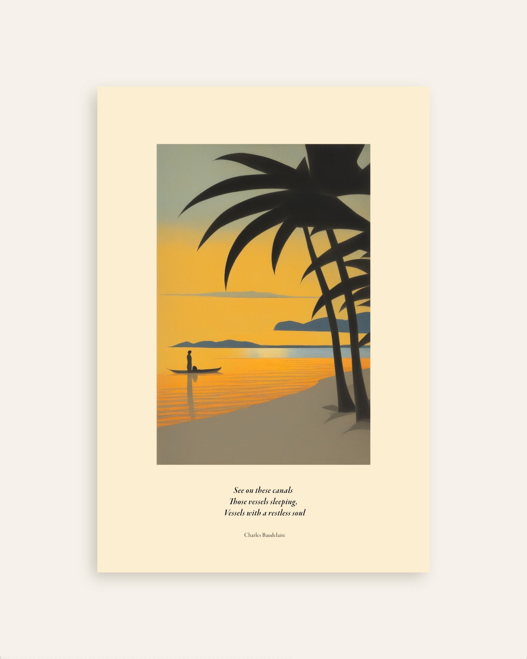 Poster of Wandering ships, Baudelaire, thumbnail