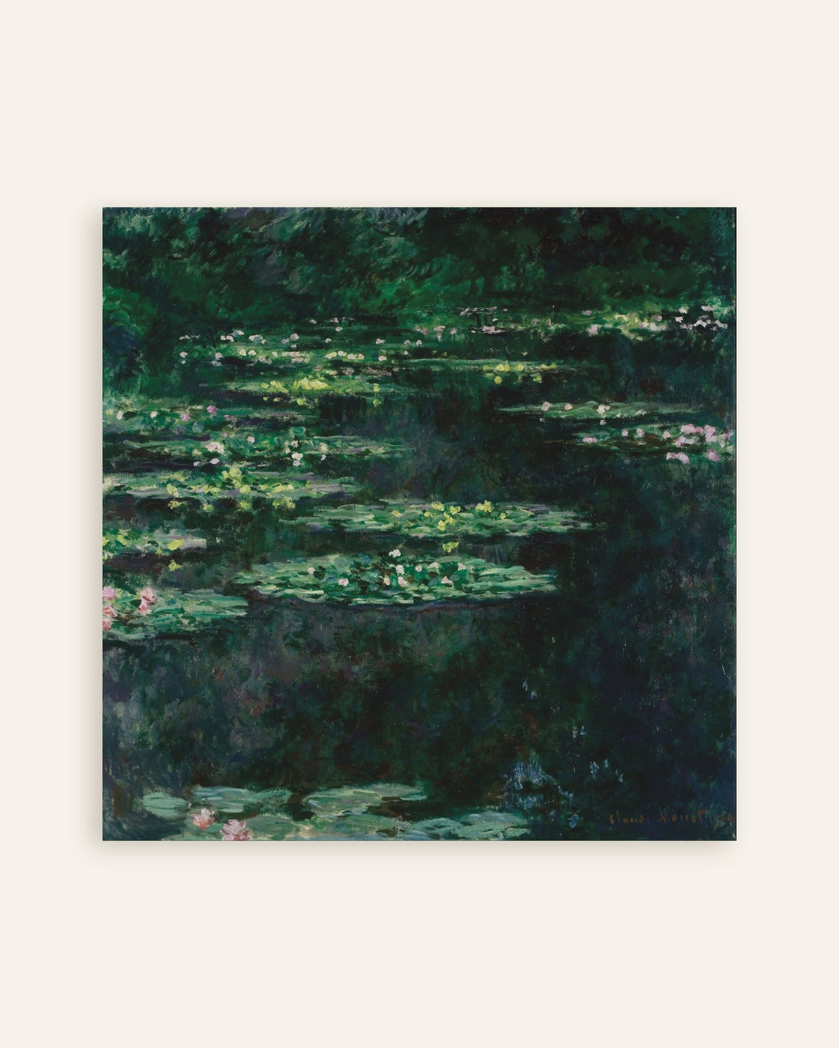 Plakat Åkander (1904) af Claude Monet, miniature