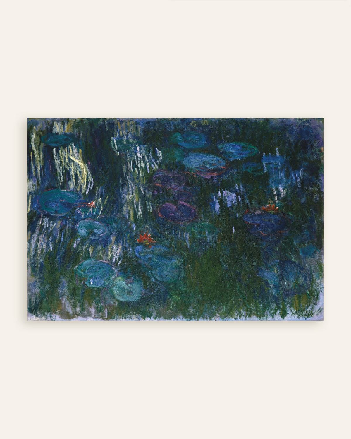 Plakat Åkander (1916–1919) af Claude Monet, miniature