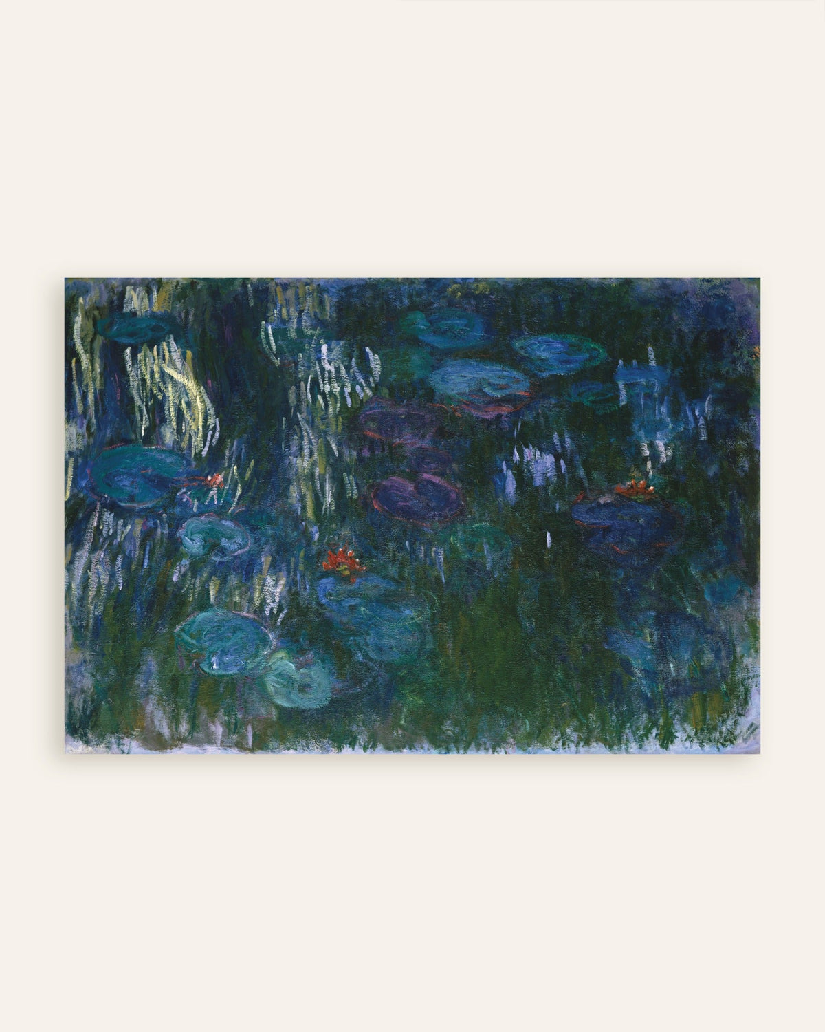 Plakat Åkander (1916–1919) af Claude Monet, miniature