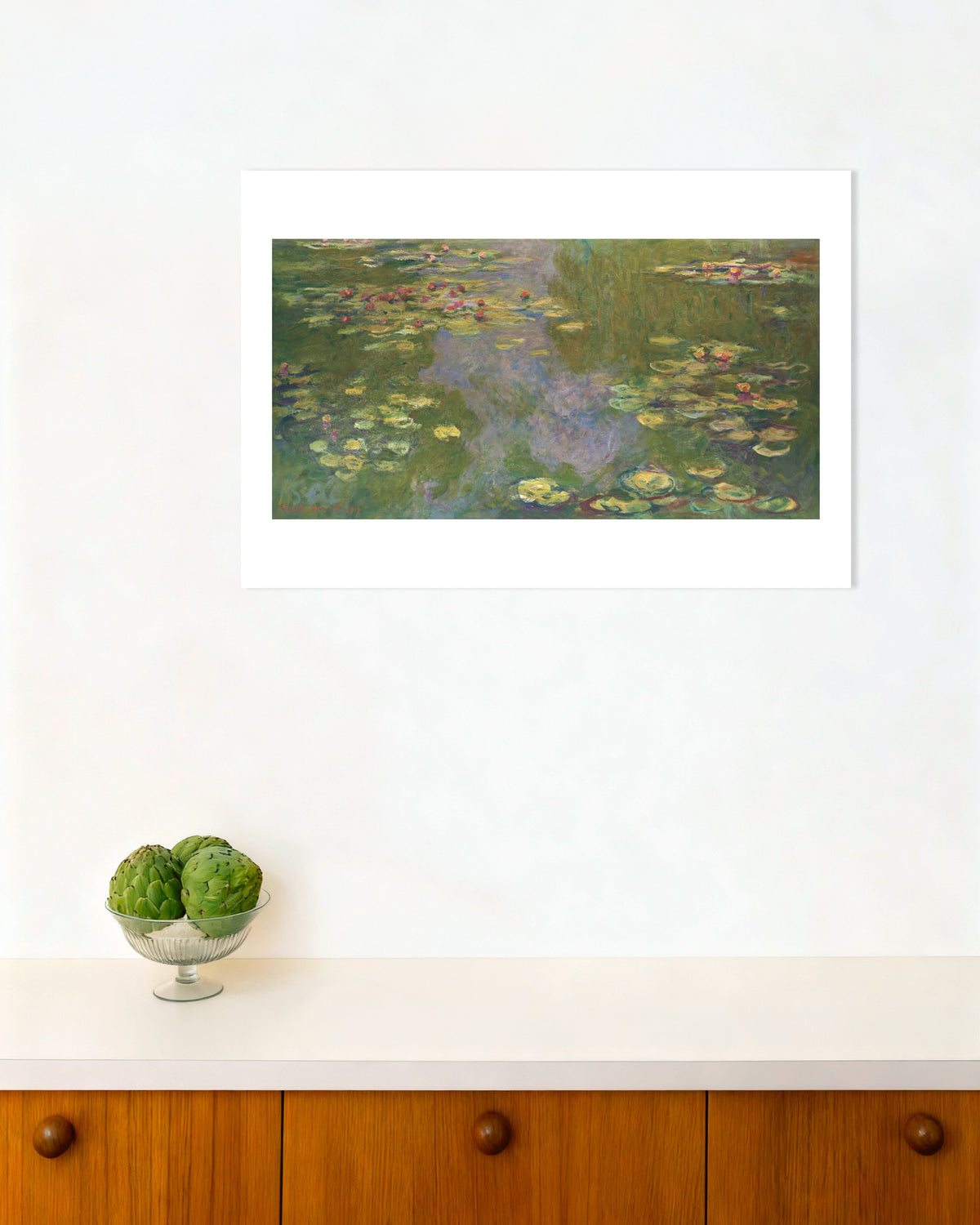 Plakat Åkander (1919) af Claude Monet