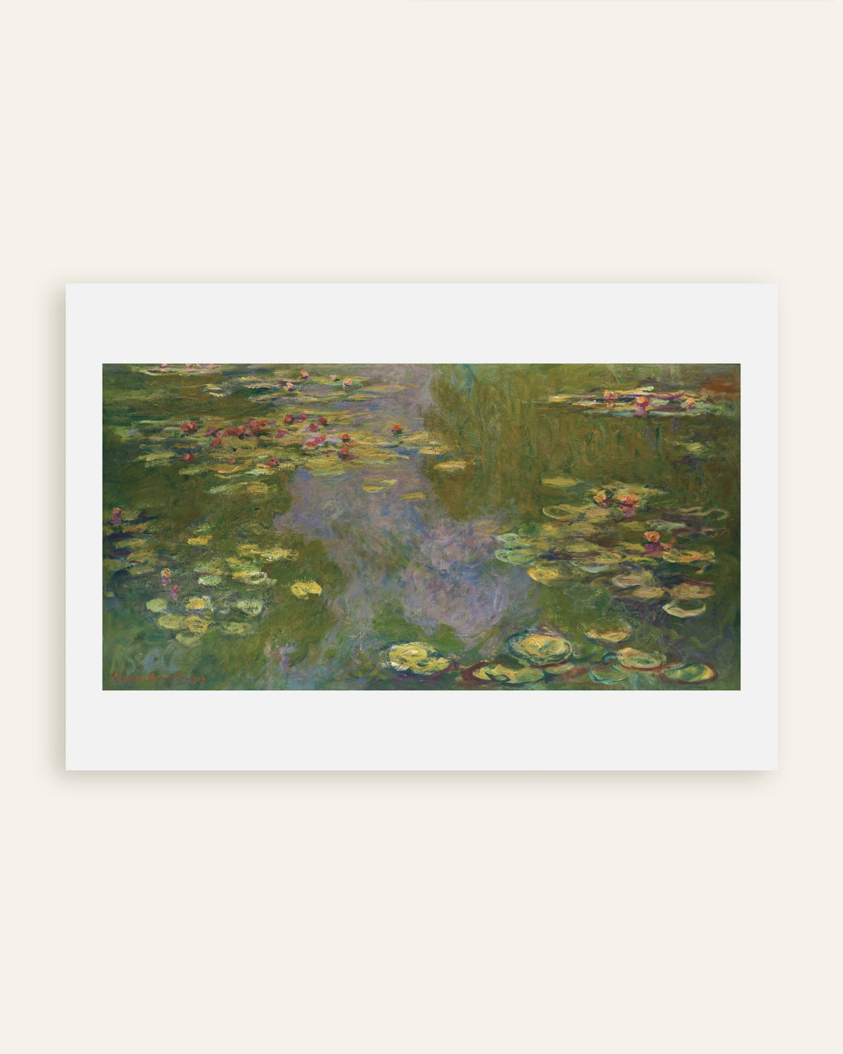 Plakat Åkander (1919) af Claude Monet, miniature