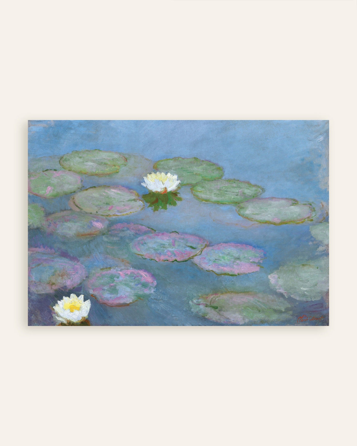 Plakat Åkander (ca. 1897–1899) af Claude Monet, miniature