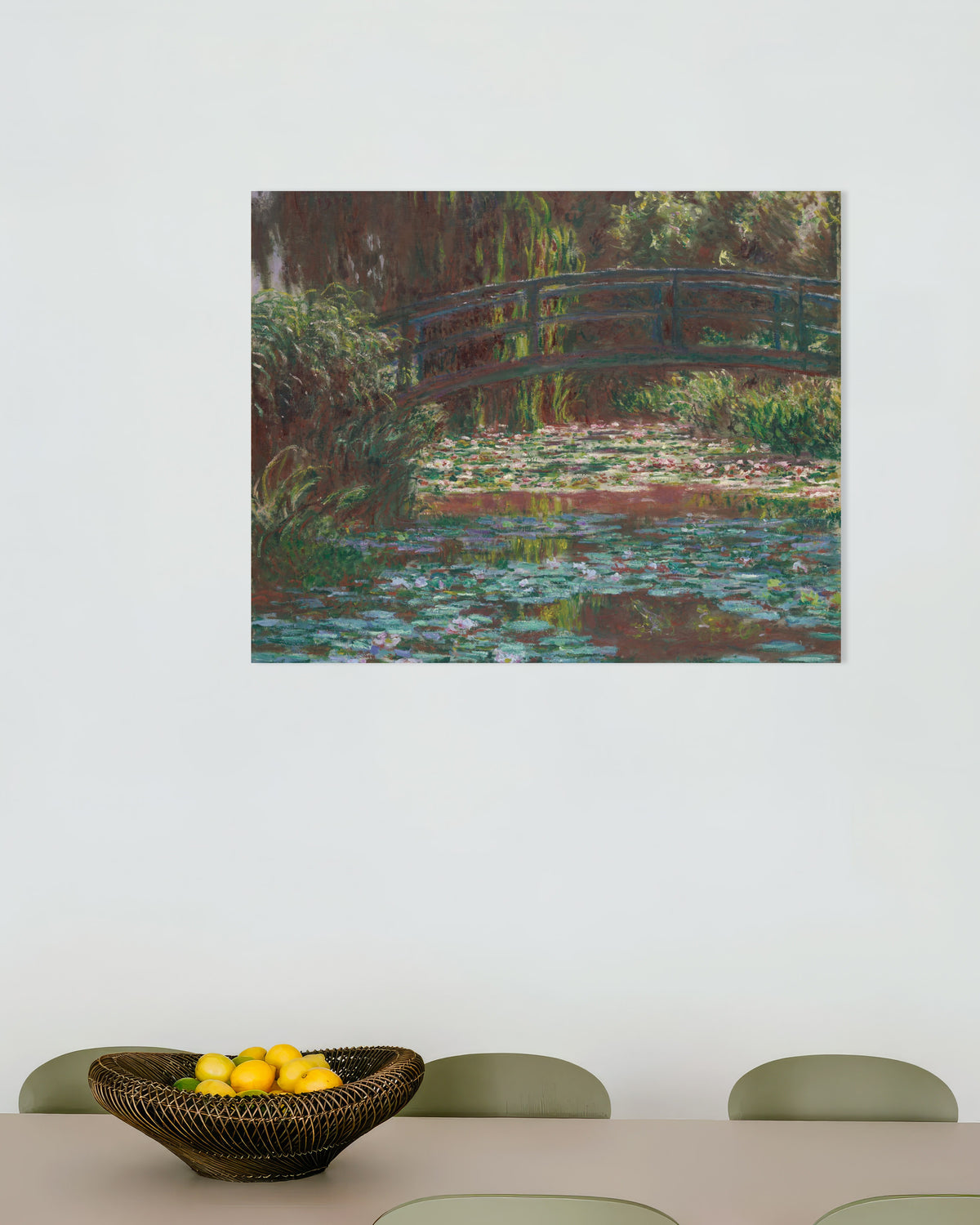 Plakat Åkandedammen (1900) af Claude Monet