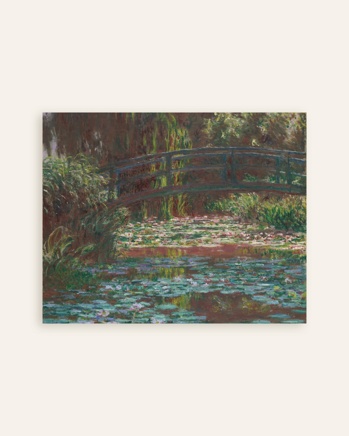 Plakat Åkandedammen (1900) af Claude Monet, miniature