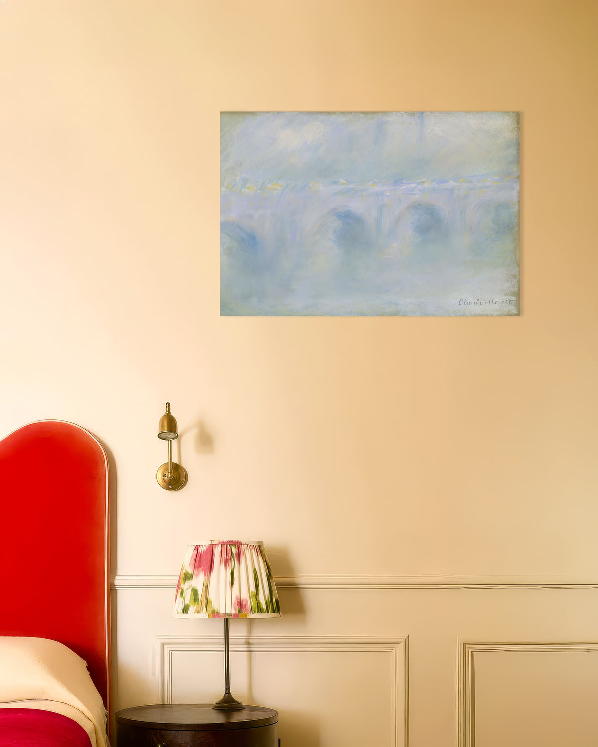 Plakat Waterloo Bridge (1901) af Claude Monet