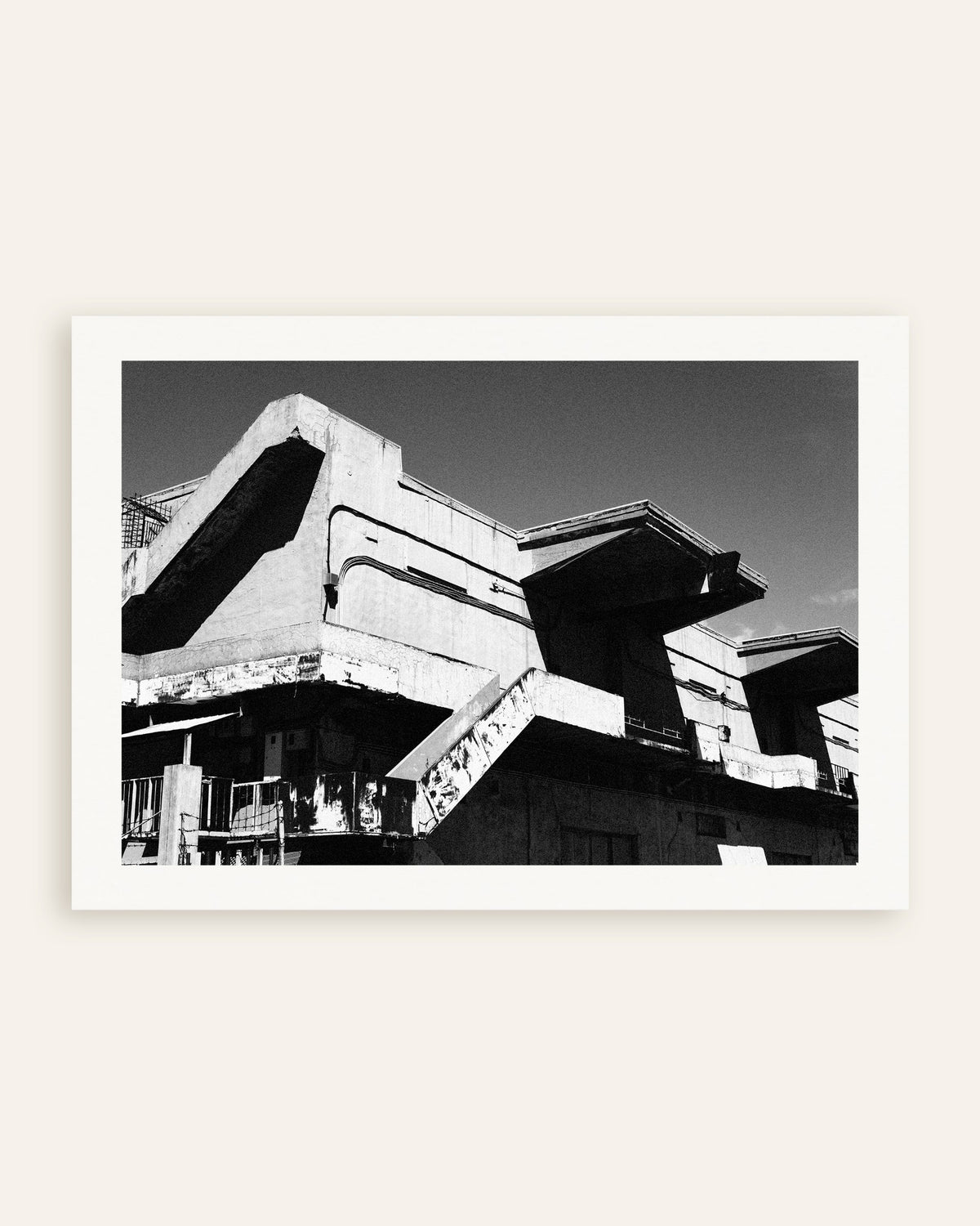 Plakat »Vejrbidt betonpavillon«, miniature