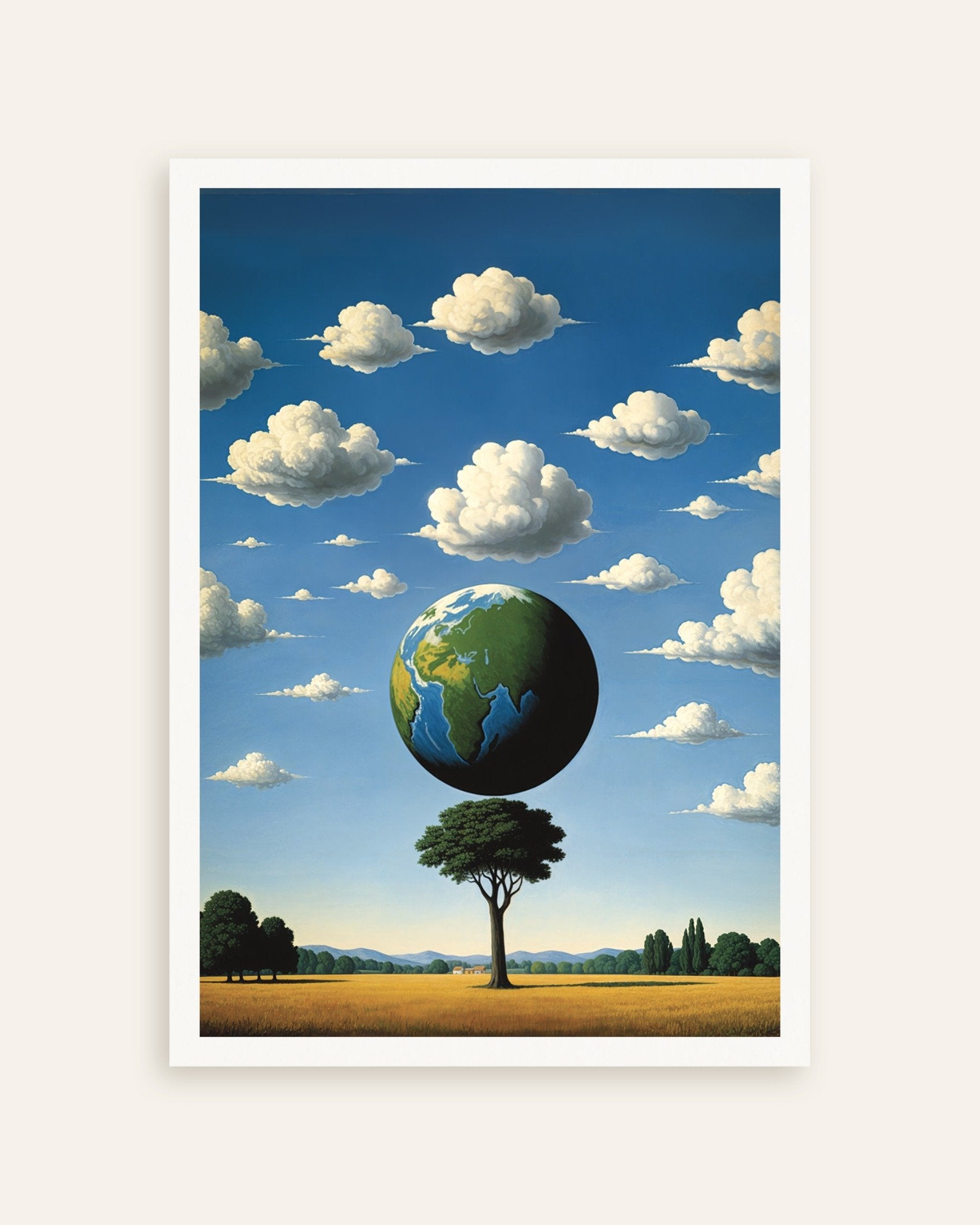 Poster of World tree – surreal Belgian poster, thumbnail
