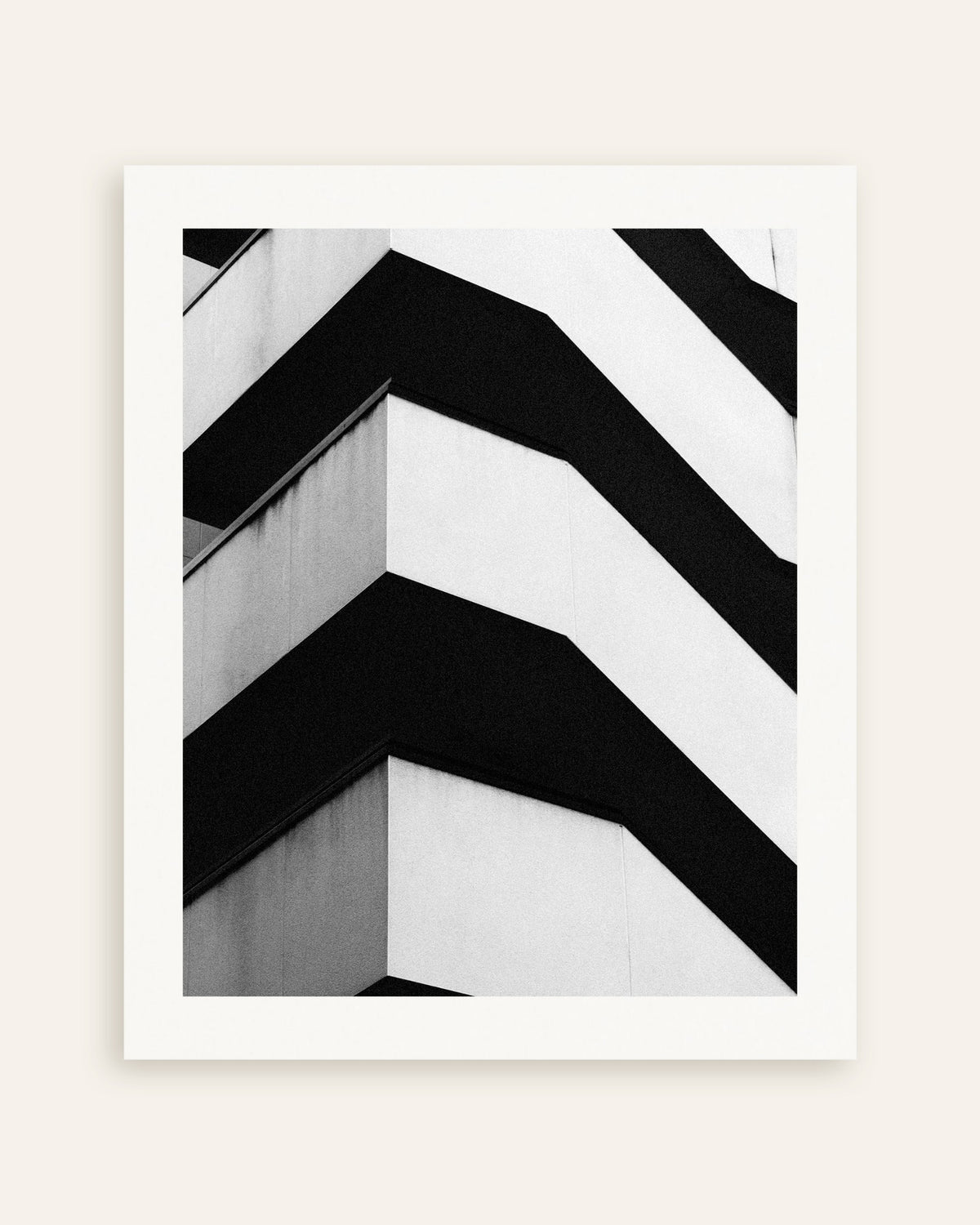 Plakat »Siksakformede betonaltaner«, miniature